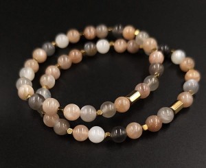 Bransoletka gładka - Kamień słoneczny 6mm 02