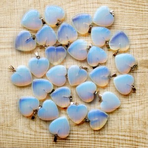 Serca - Kwarc opalitowy - serce